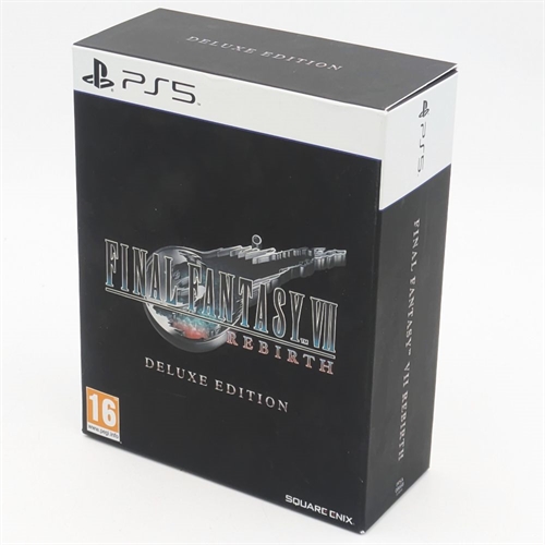 Final Fantasy VII Rebirth Deluxe Edition - Komplet i Æske - PS5 (A Grade) (Genbrug)